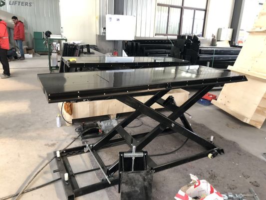 Portable 2.2kw 1200mm Mengangkat Meja Sepeda Motor Jack